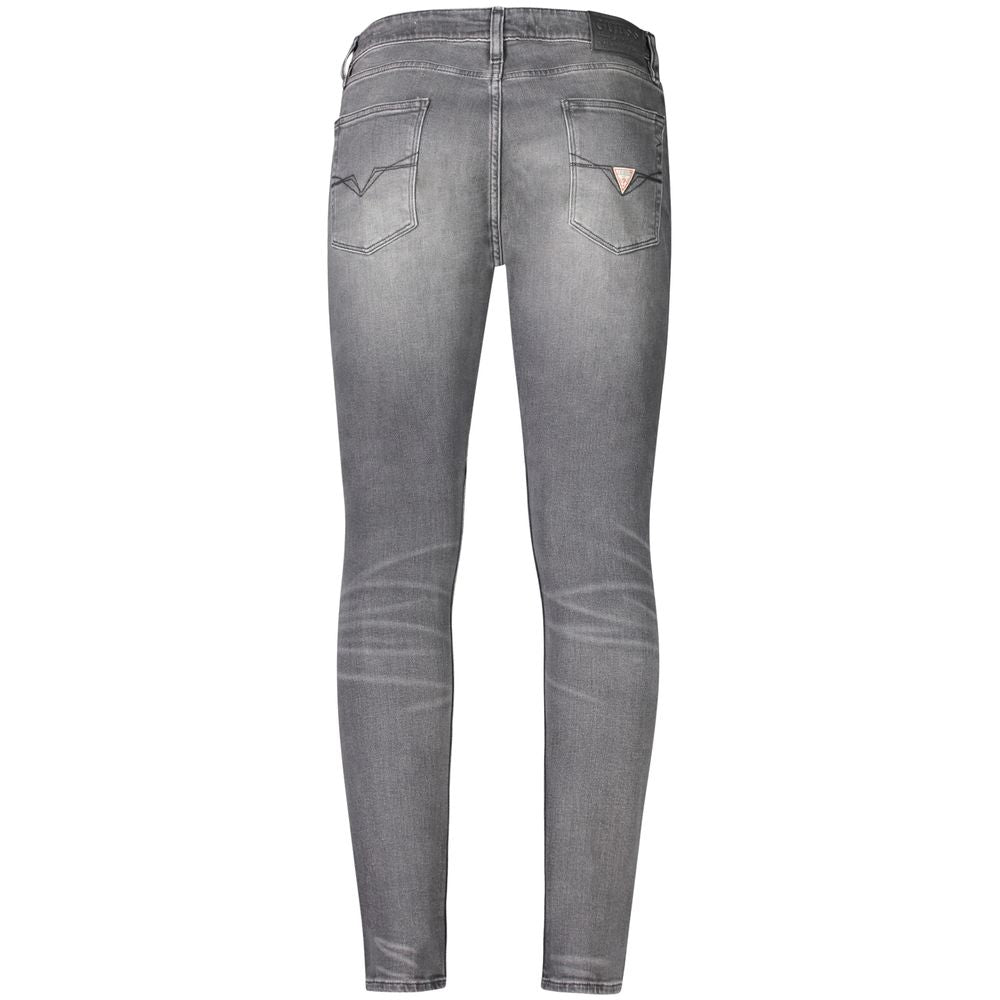 Guess Jeans Gray Cotton Chris Super Skinny Jeans
