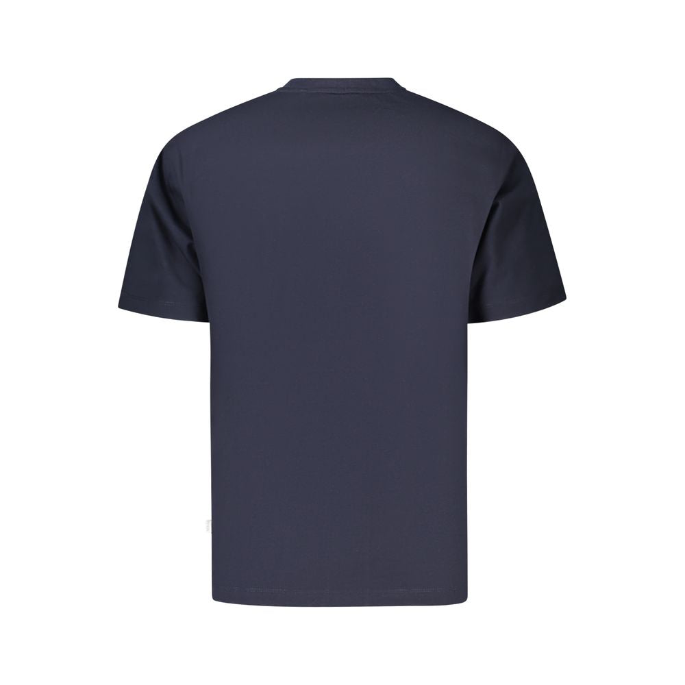 Guess Jeans Blue Cotton T-Shirt - Oversized Logo Tee