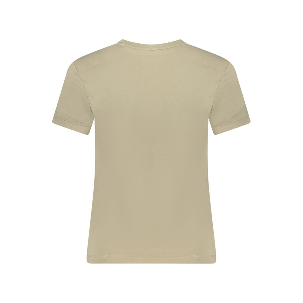 Guess Jeans Beige Cotton Top & T-Shirt