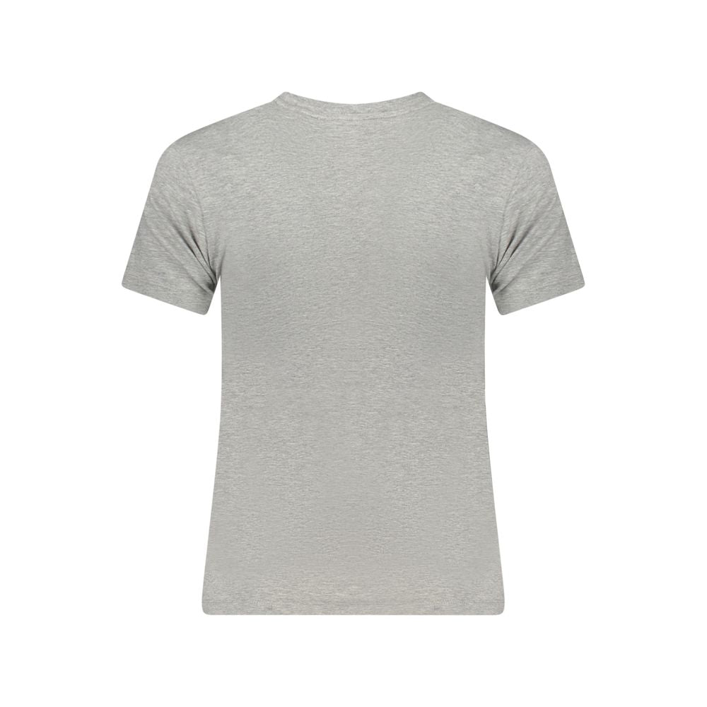 Guess Jeans Gray Cotton Slim Fit T-Shirt