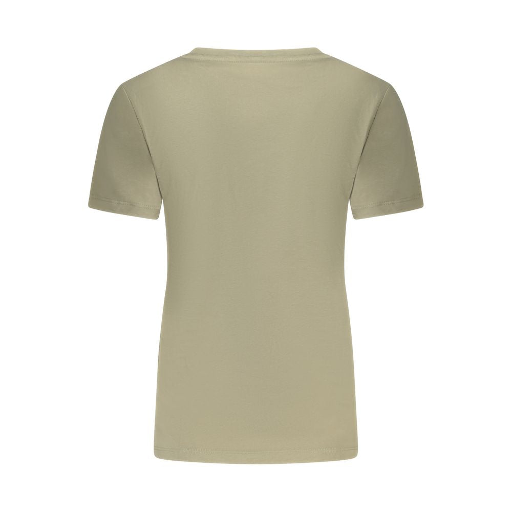Guess Jeans Green Cotton Short Sleeve T-Shirt