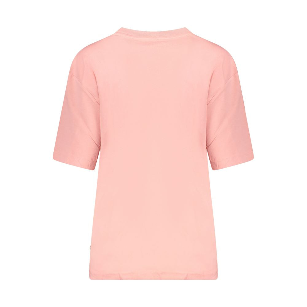 Guess Jeans Pink Oversized Cotton T-Shirt