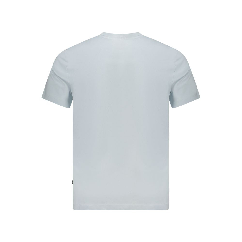 Guess Jeans Blue Cotton T-Shirt - Stylish Comfort Redefined