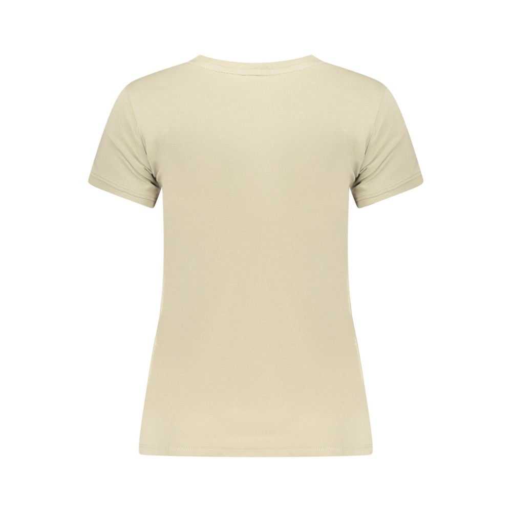 Guess Jeans Green Organic Cotton V-Neck T-Shirt