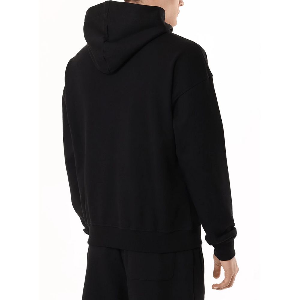 Comme Des Fuckdown Black Cotton Hoodie