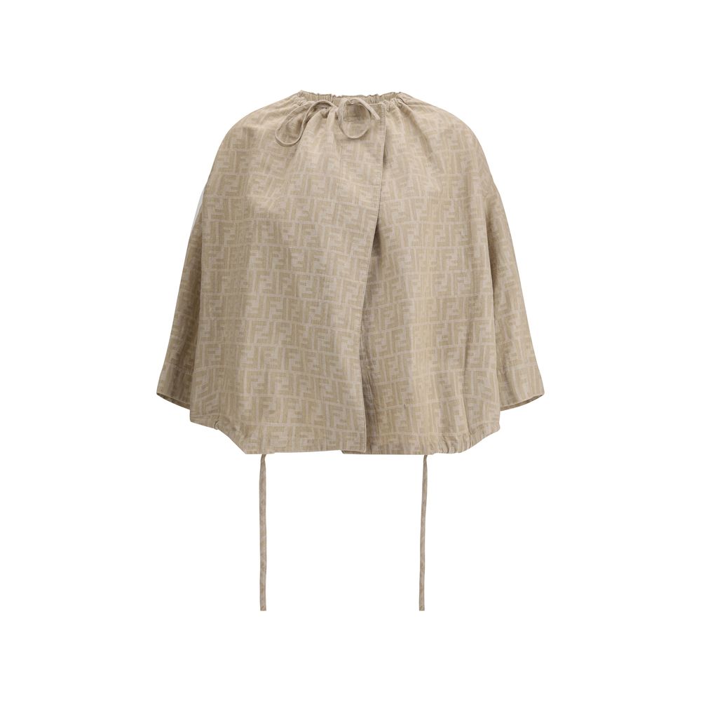 Fendi Oversize Chambray Jacket