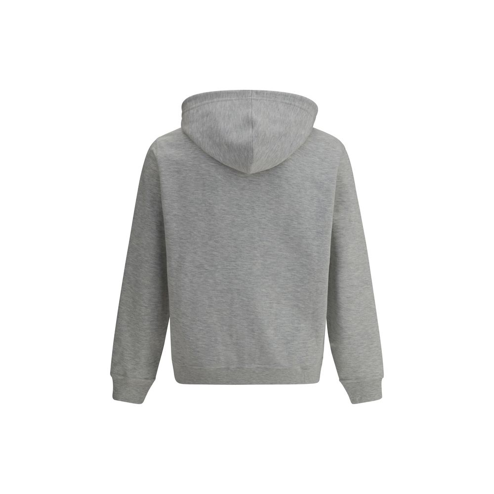 Brunello Cucinelli Grey Zip-Up Hoodie
