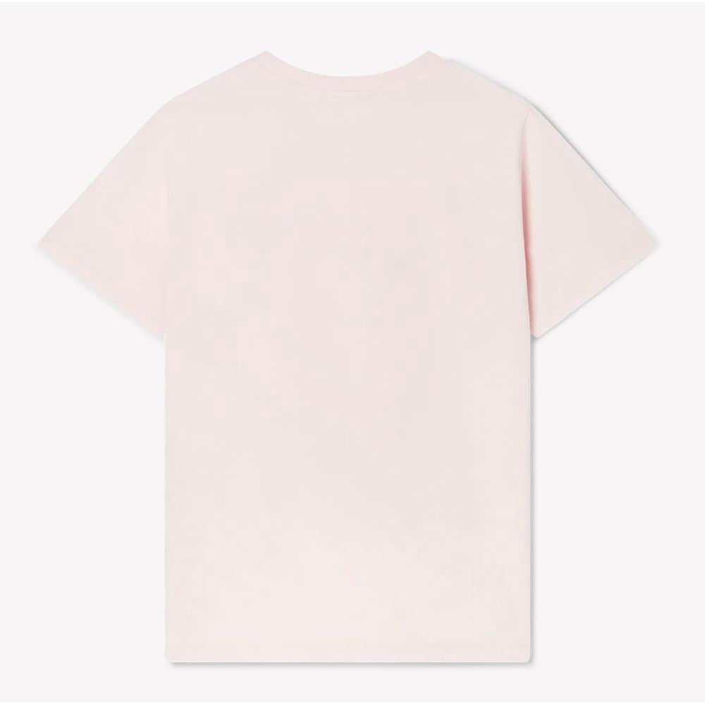 Casablanca Pink Cotton T-Shirt - Tennis Club Style