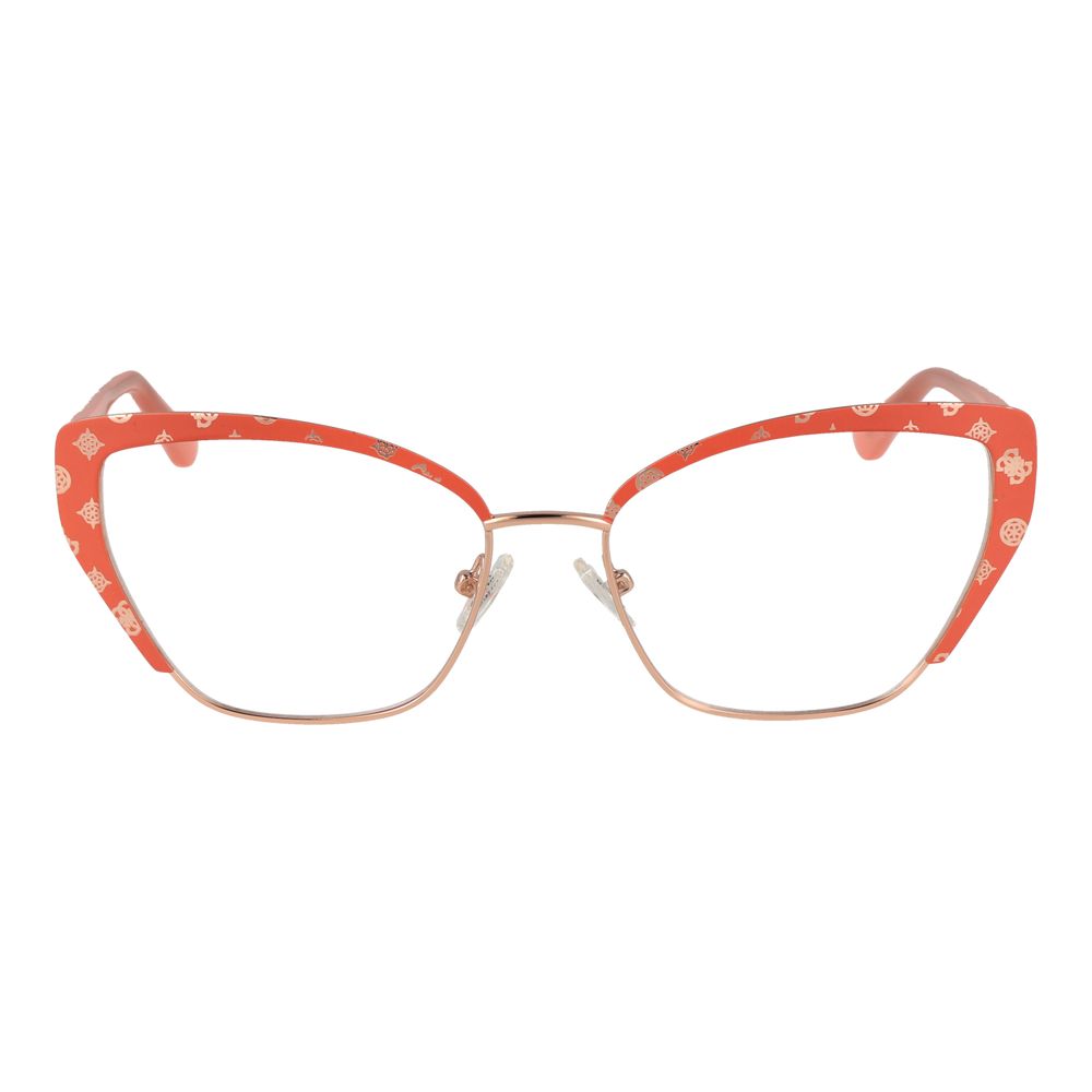 Guess Women’s Optical Glasses – Orange Cat Eye Frame, 54mm