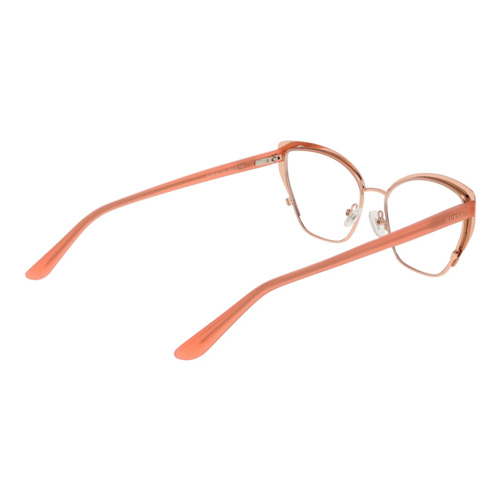 Guess Women’s Optical Glasses – Orange Cat Eye Frame, 54mm