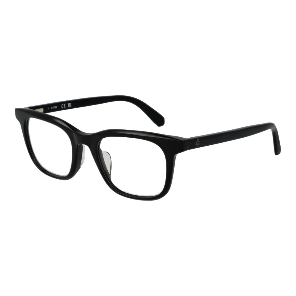 Guess Men's Optical Frames – Black Rectangle Full-Rim