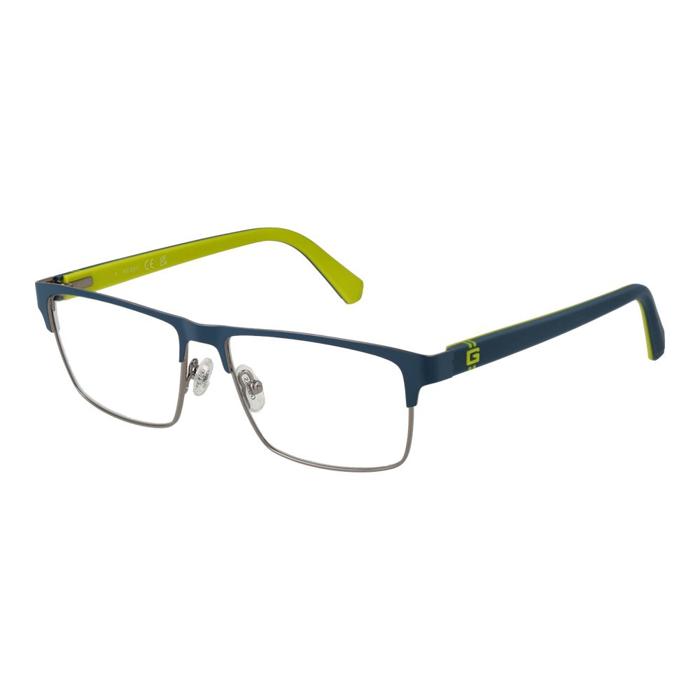 Guess Blue Men's Optical Frames – Square Full-Rim, 53mm