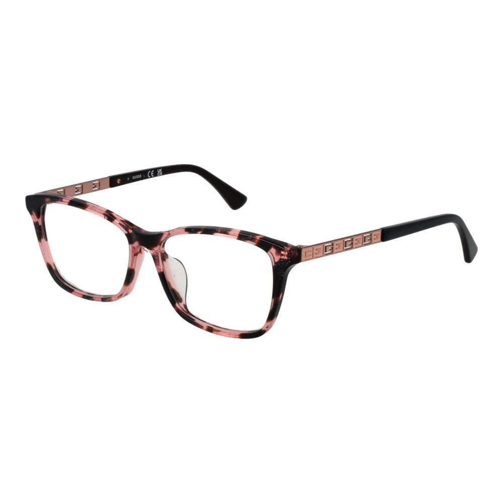 Guess Women’s Optical Glasses – Rose Rectangle Frame, 54mm