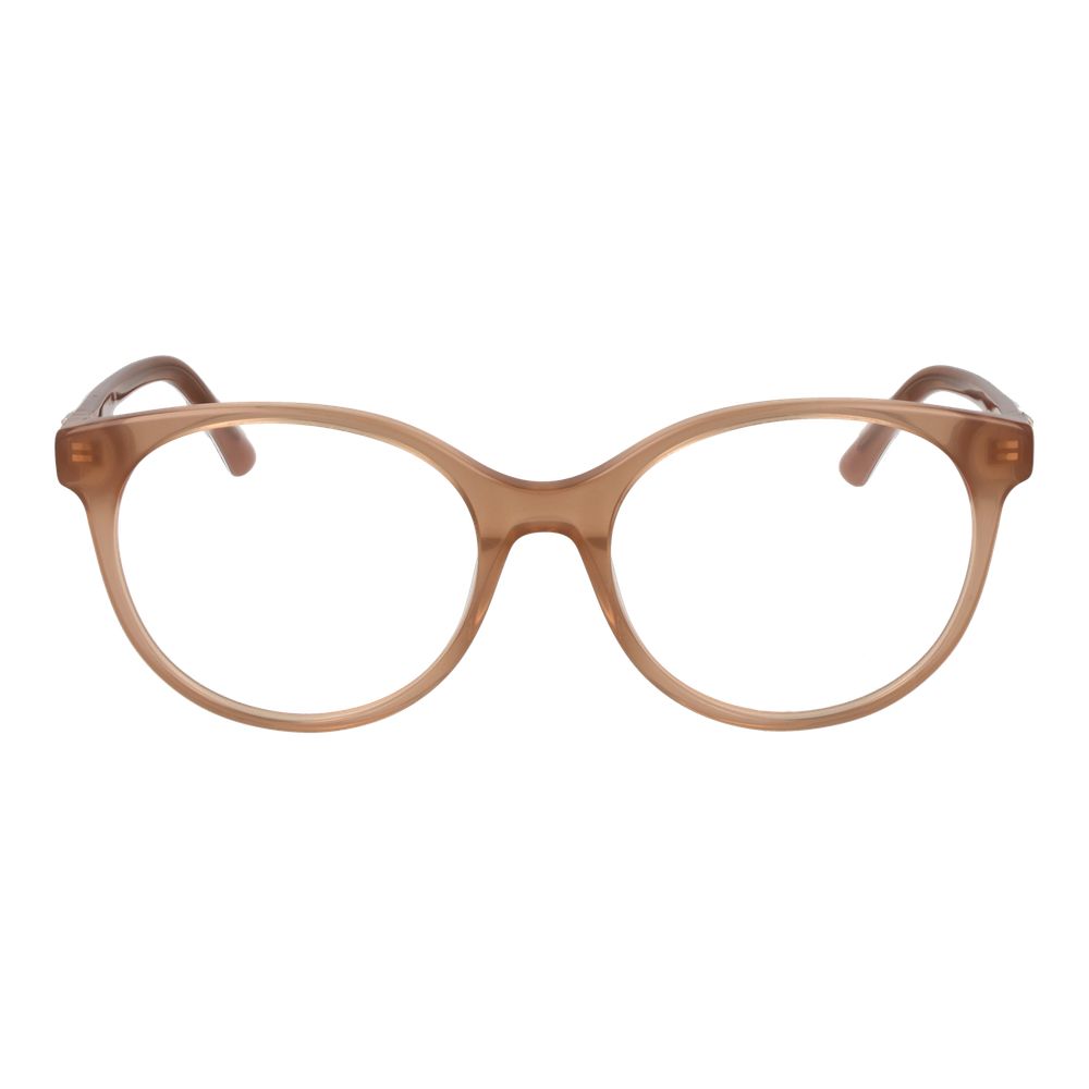 Guess Women’s Optical Glasses – Beige Round Frame, 55mm