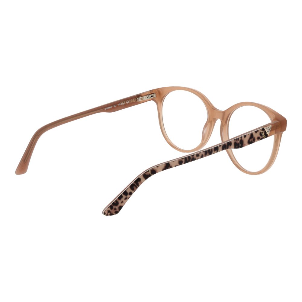 Guess Women’s Optical Glasses – Beige Round Frame, 55mm