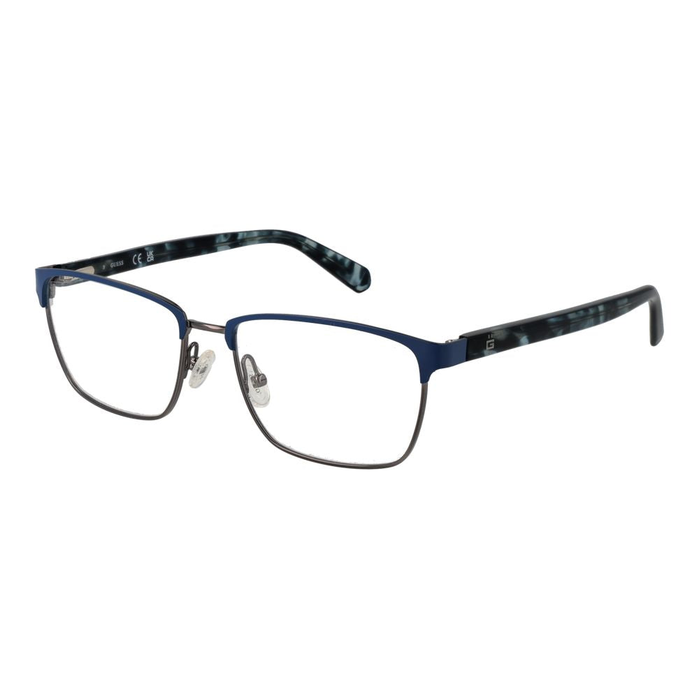 Guess Men's Optical Glasses – Blue Full-Rim Frame, 55mm