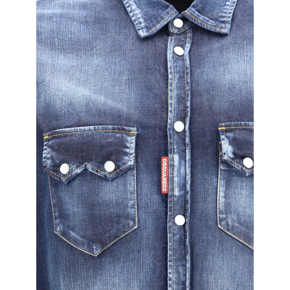 Dsquared² Denim Shirt - A Bold Casual Essential