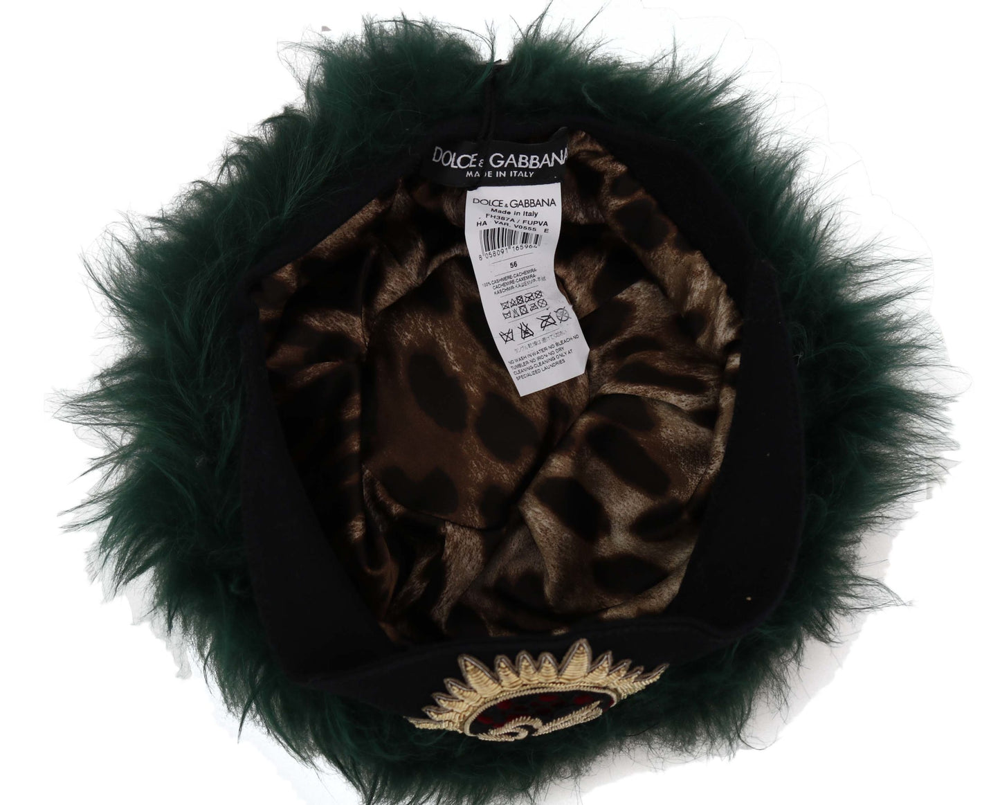 - Elegant Emerald Cashmere Cloche Cap