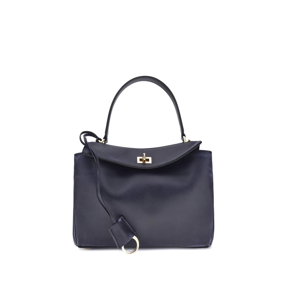Balenciaga Rodeo Small Shoulder Bag in Used-Effect Leather