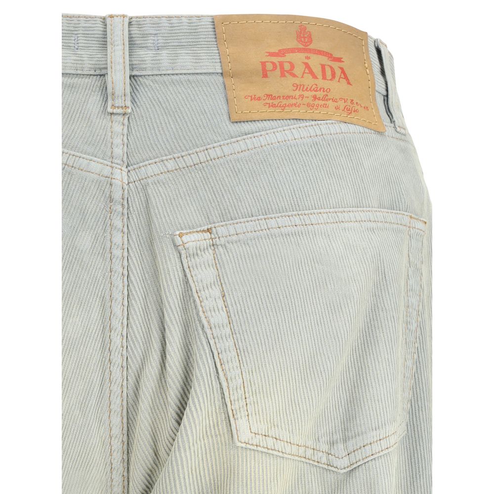 Prada Velvet Five-Pocket Pants