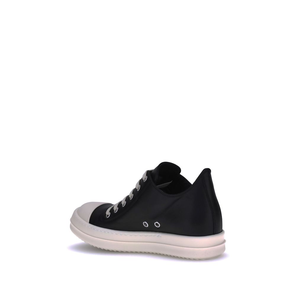 Rick Owens High-Top Leather Sneakers