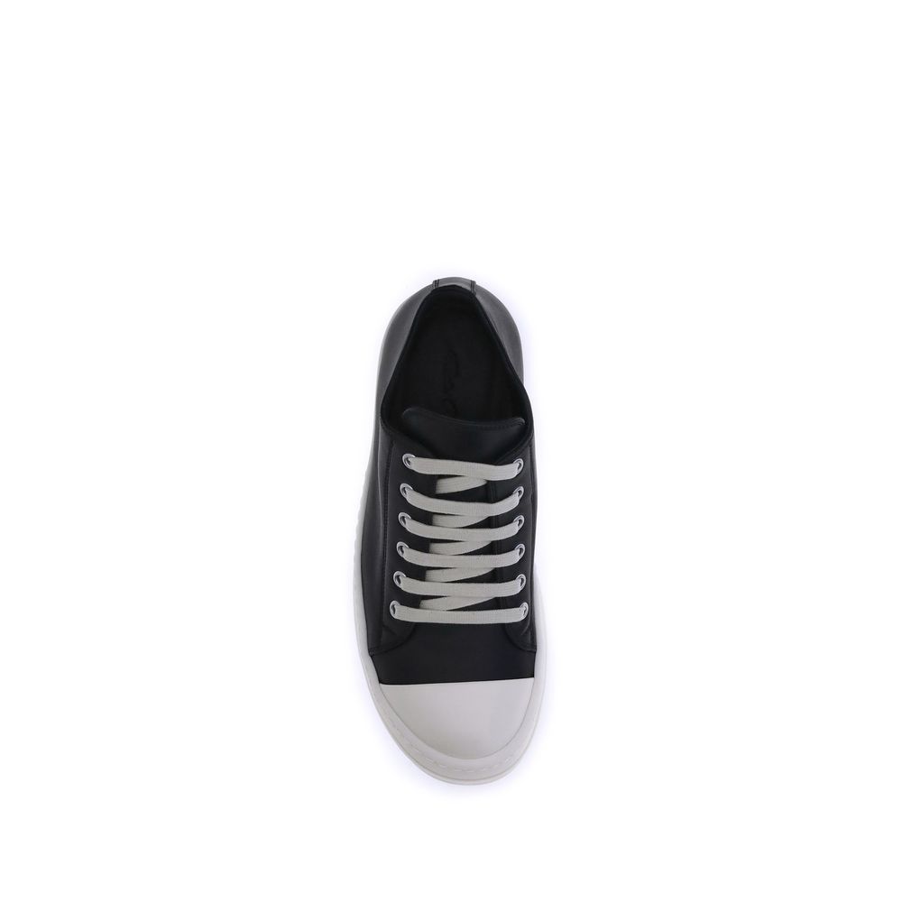 Rick Owens High-Top Leather Sneakers