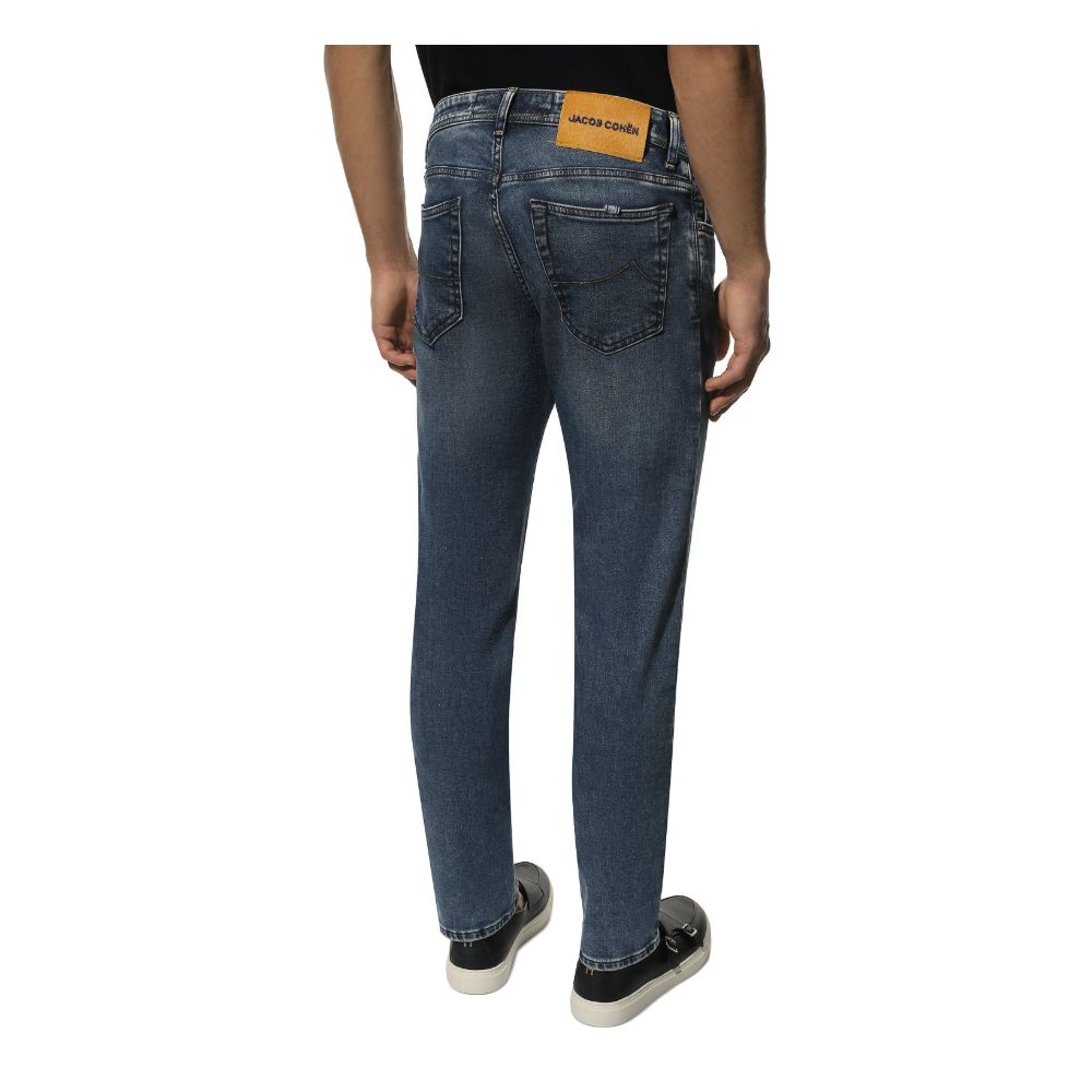 Jacob Cohen Blue Cotton Jeans & Pant - Slim Fit Style