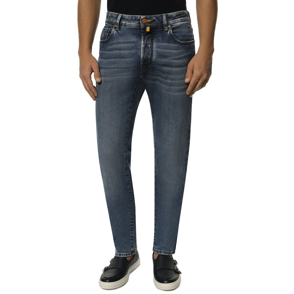 Jacob Cohen Blue Cotton Jeans & Pant - Slim Fit Style