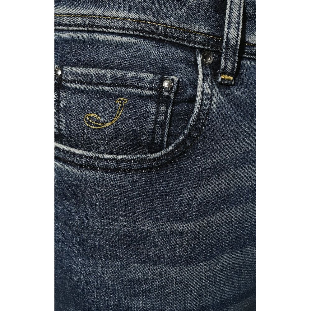 Jacob Cohen Blue Cotton Jeans & Pant - Slim Fit Style