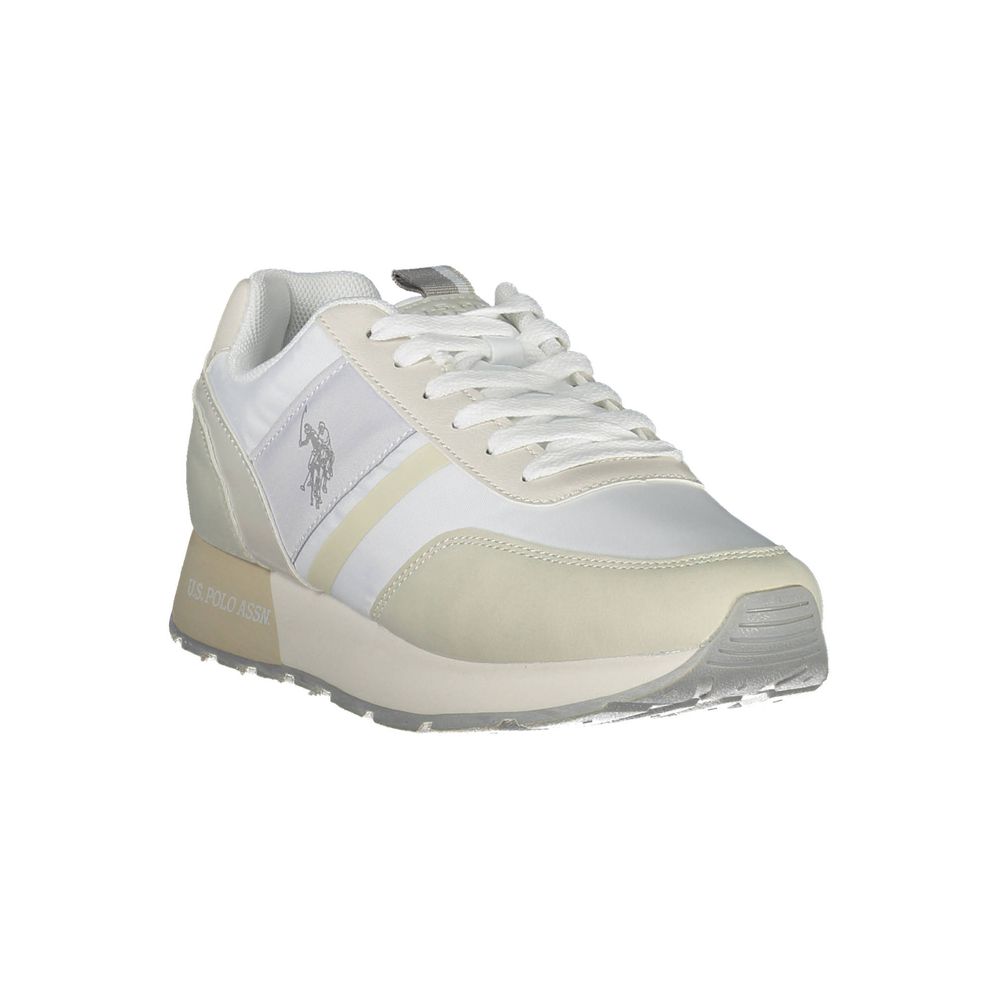 U.S. POLO ASSN. White Nylon Sneaker - Sporty Style and Comfort