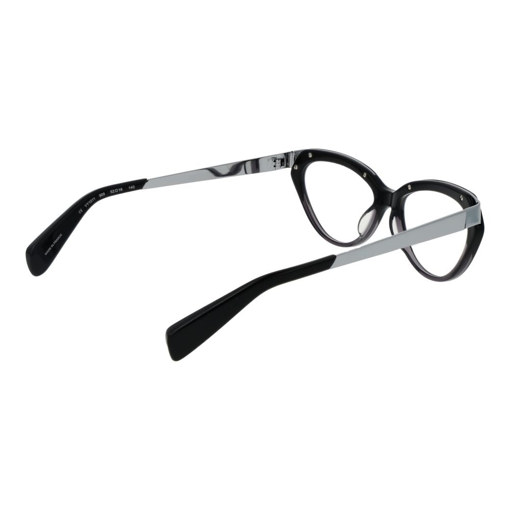 Yohji Yamamoto Unisex Black Optical Frames – Demo Lens Style