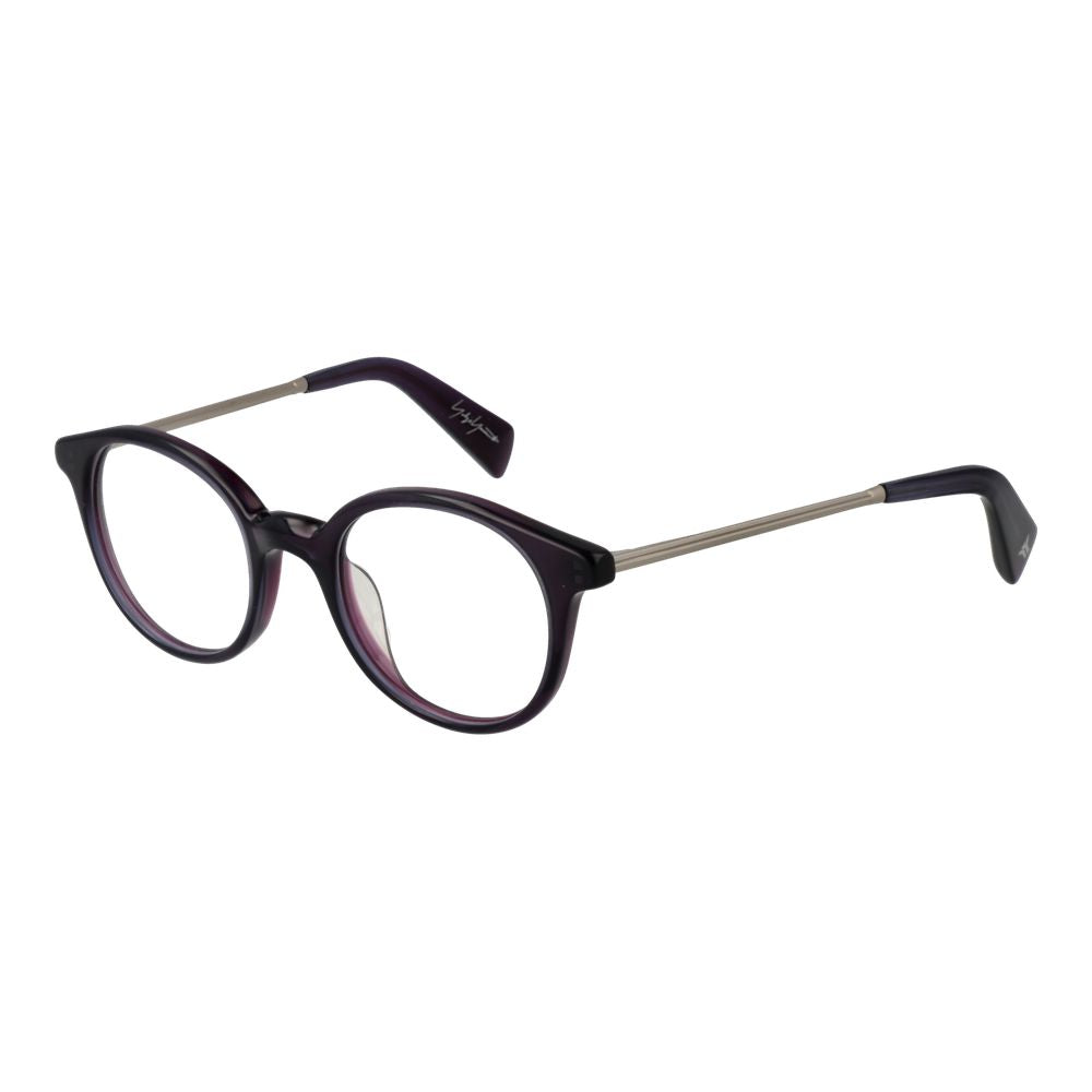 Yohji Yamamoto Men's Optical Frames – Purple Round Frame, 47mm