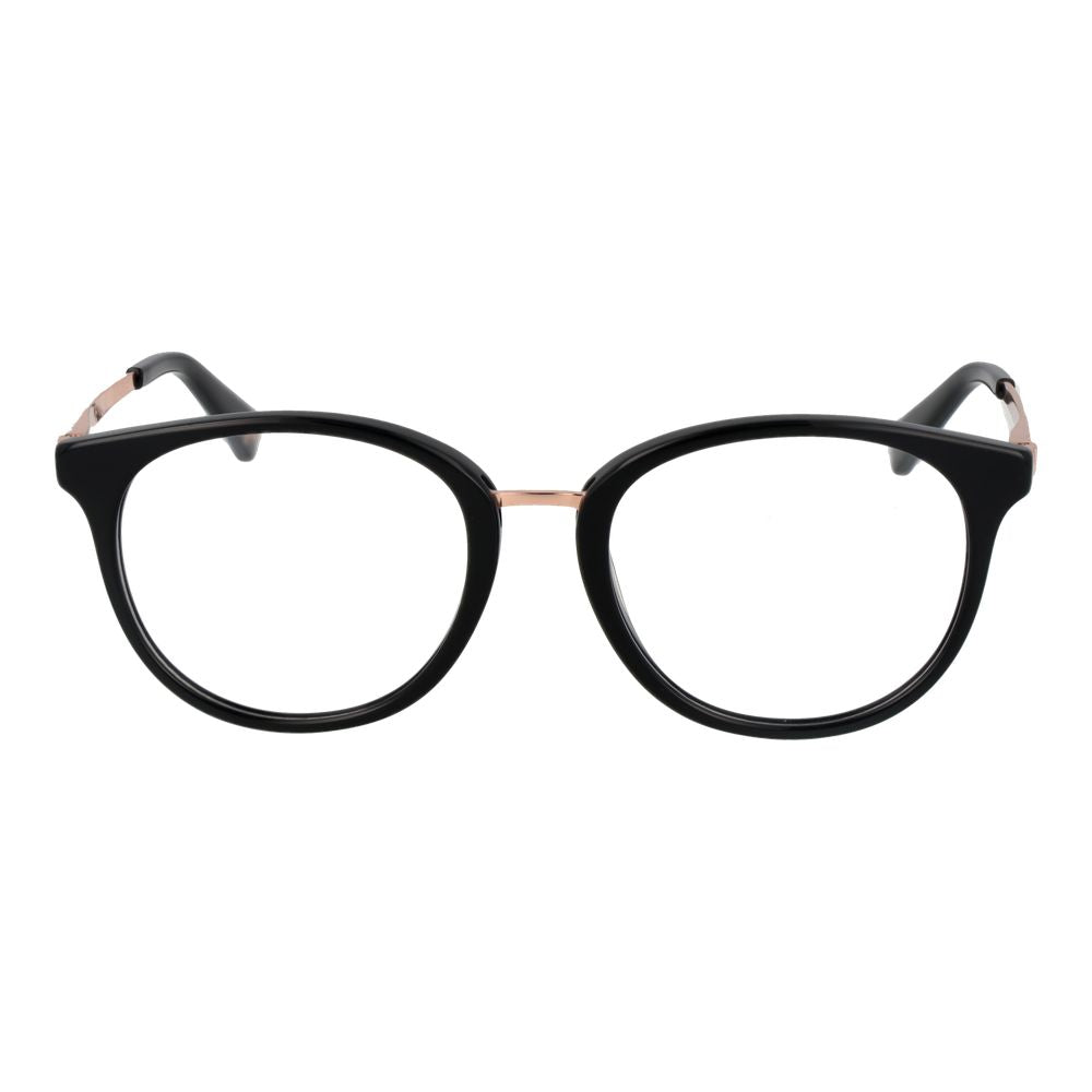 Guess Unisex Optical Frames – Black Round Demo Lens