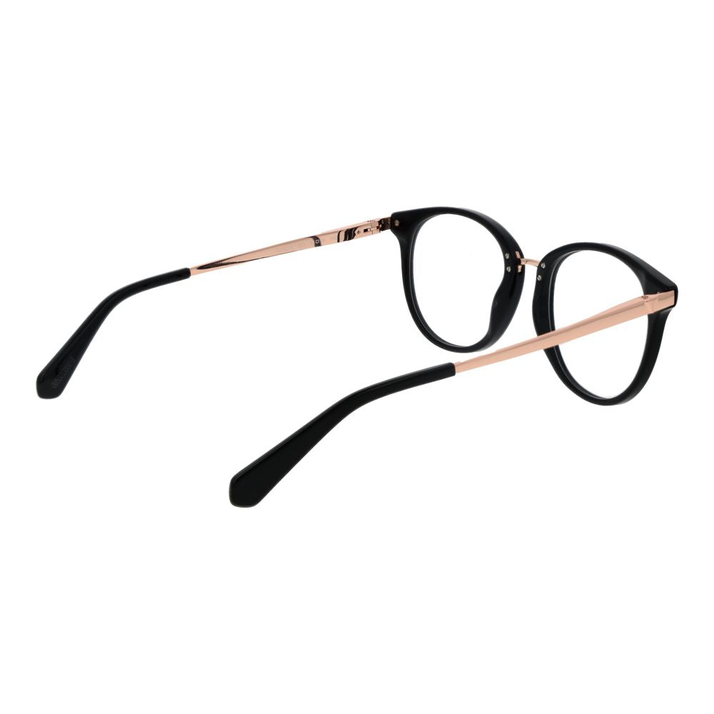Guess Unisex Optical Frames – Black Round Demo Lens