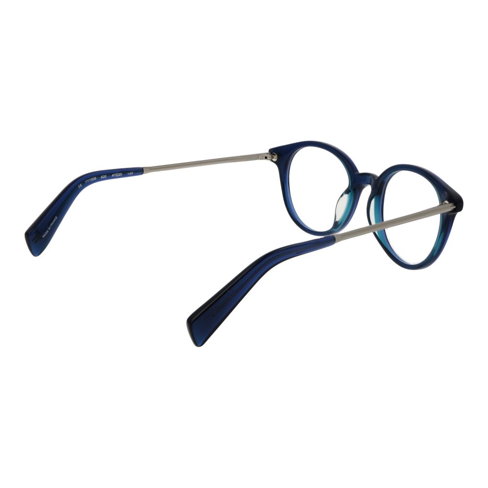 Yohji Yamamoto Unisex Optical Frames – Blue Full-Rim Style