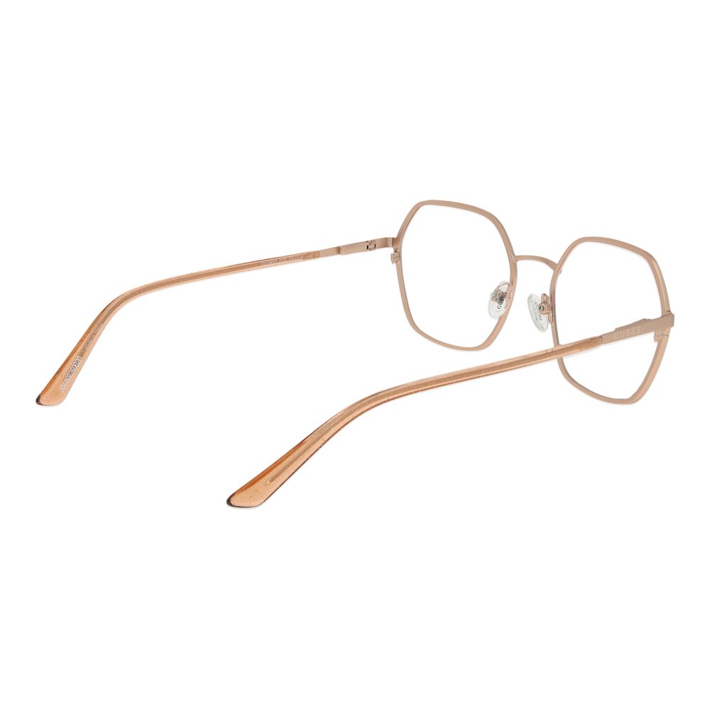 Guess Women’s Optical Glasses – Gold Square Frame, 53mm