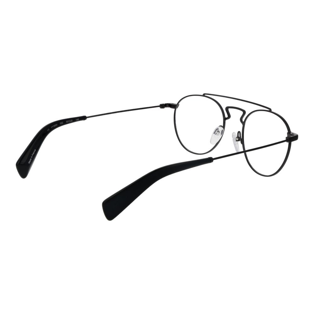 Yohji Yamamoto Men’s Optical Frames – Black Aviator Design