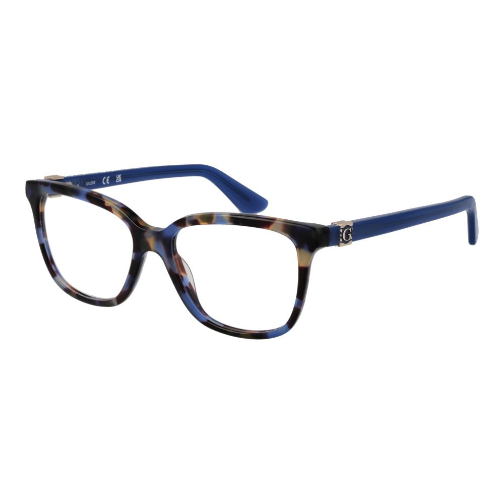 Guess Women’s Optical Glasses – Blue Rectangle Frame, 49mm