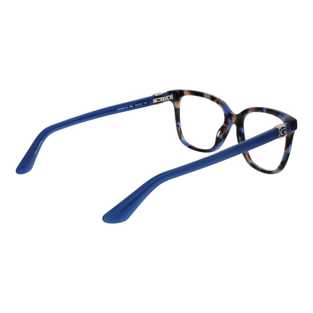 Guess Women’s Optical Glasses – Blue Rectangle Frame, 49mm
