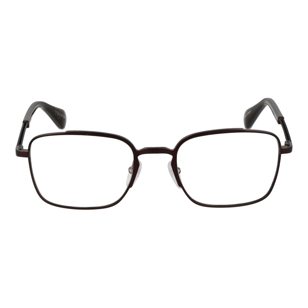 Yohji Yamamoto Men's Optical Glasses – Bronze Rectangle Frames