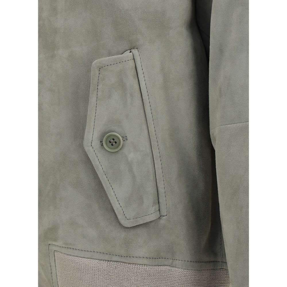 Salvatore Santoro Suede Jacket - Timeless Elegance Redefined