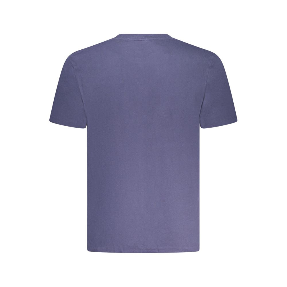 Wrangler Blue Cotton T-Shirt - Classic Crew Neck Comfort