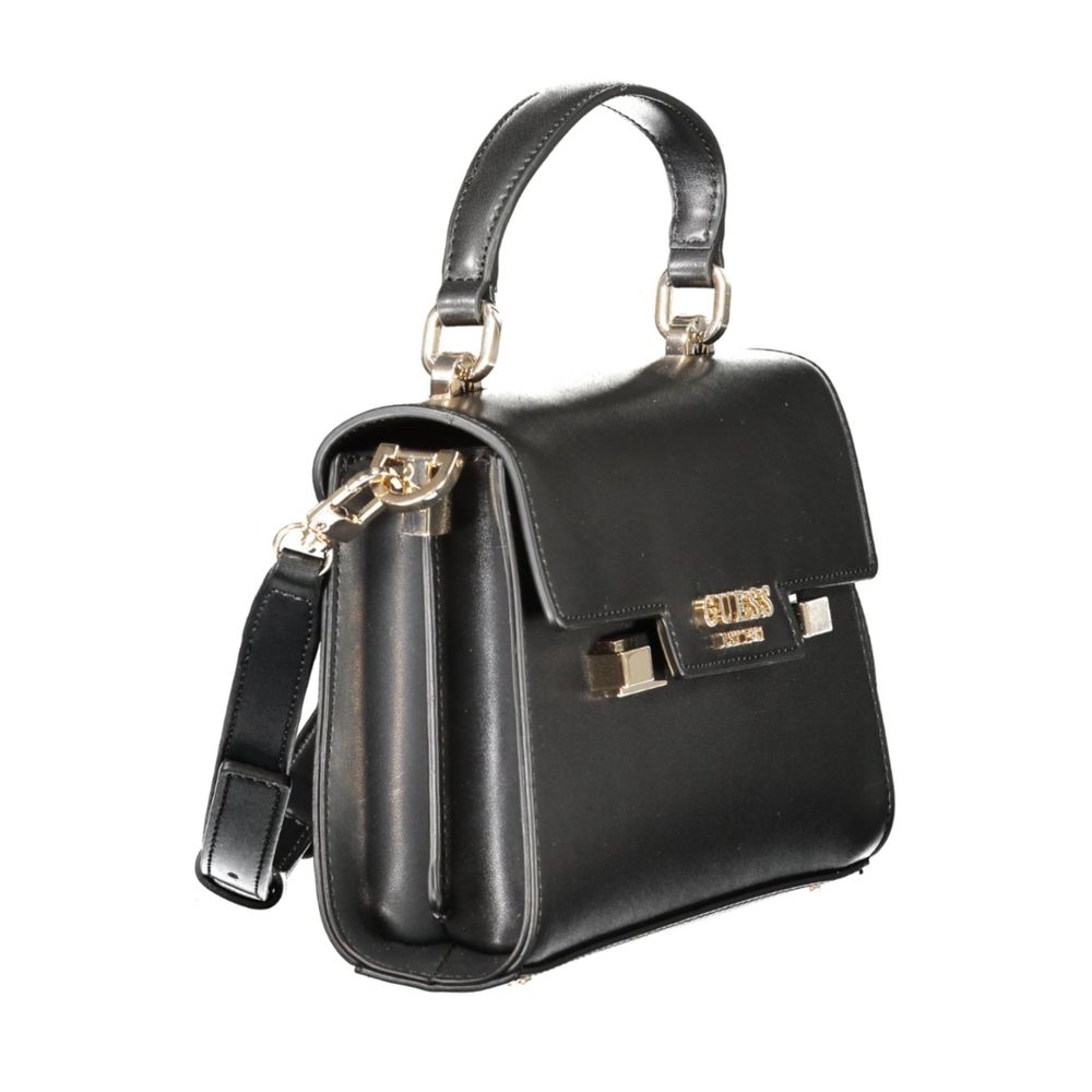 Guess Jeans Black Polyethylene Women Handbag - ECO ALDITH MINI BAG