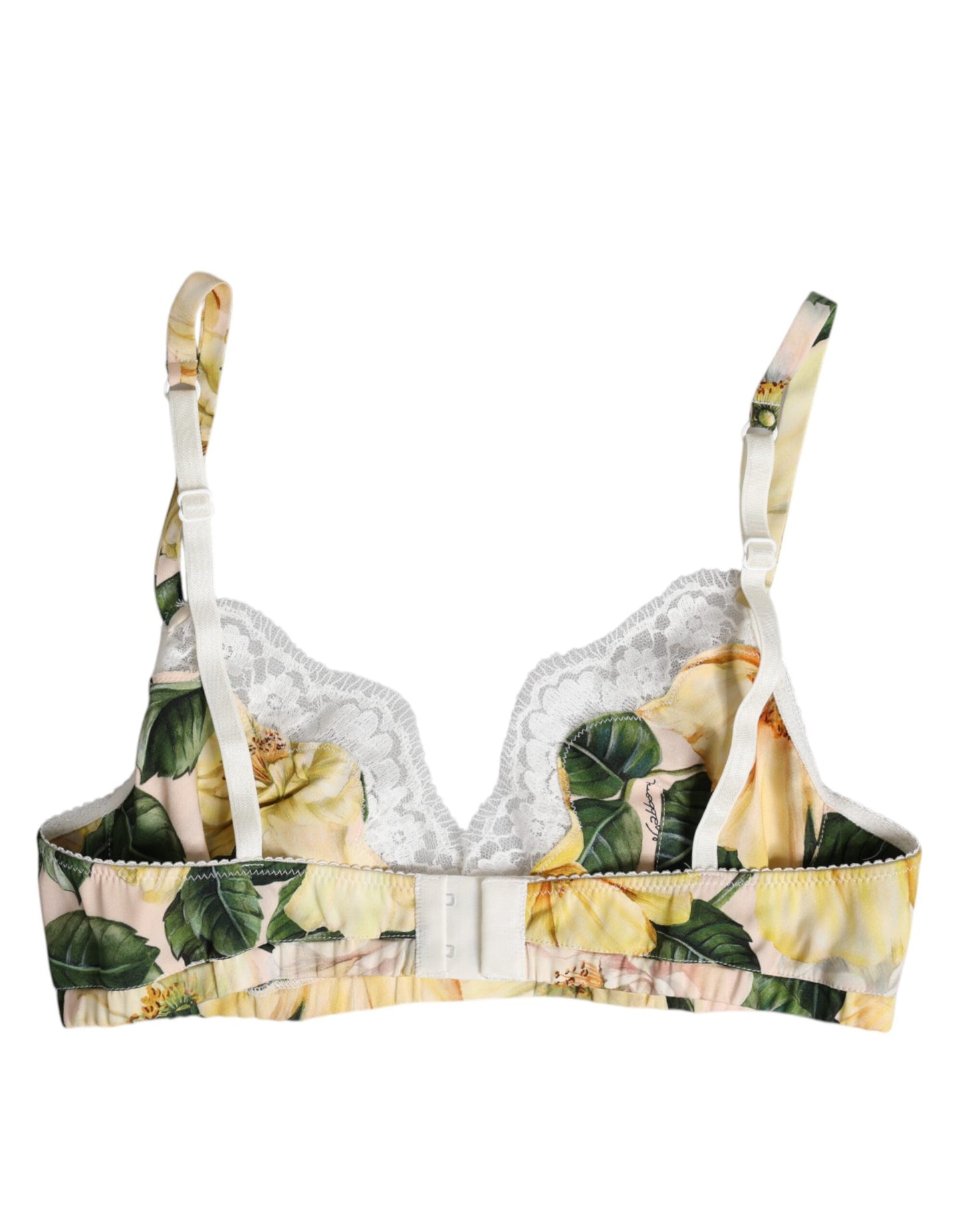 Dolce & Gabbana Multicolor Floral Print Non Wire Bra