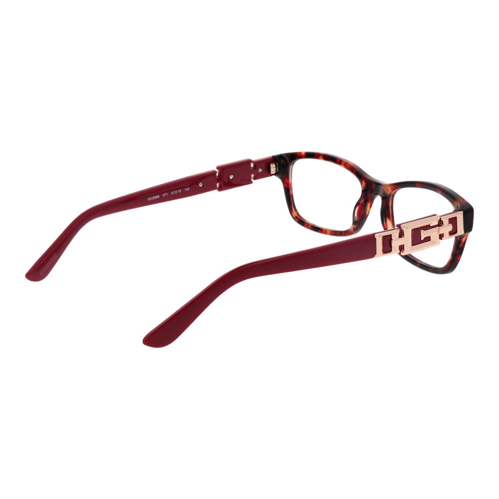 Guess Women’s Optical Frames – Red Rectangle Design