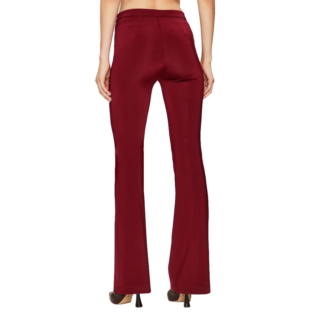 PINKO Red Fluid Neoprene Trousers