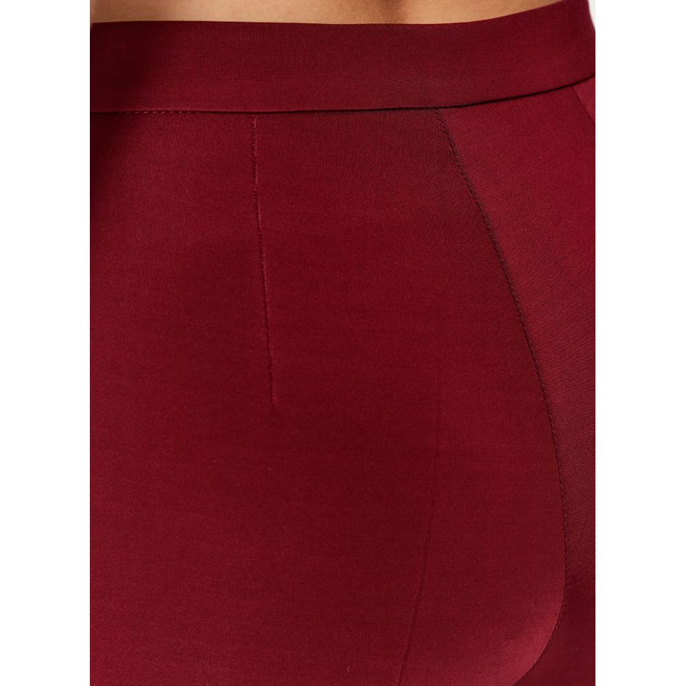 PINKO Red Fluid Neoprene Trousers