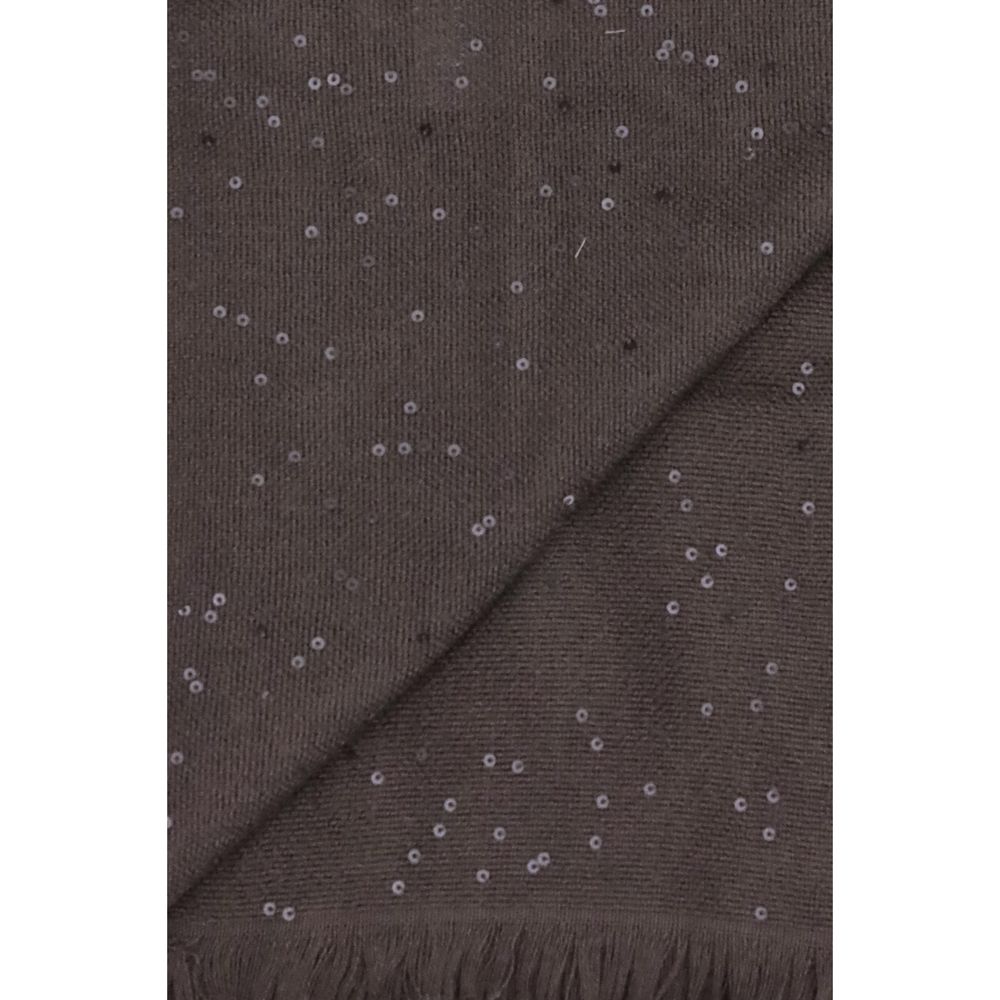 Brunello Cucinelli Sequins Scarf – Luxurious Cashmere and Silk Accessory