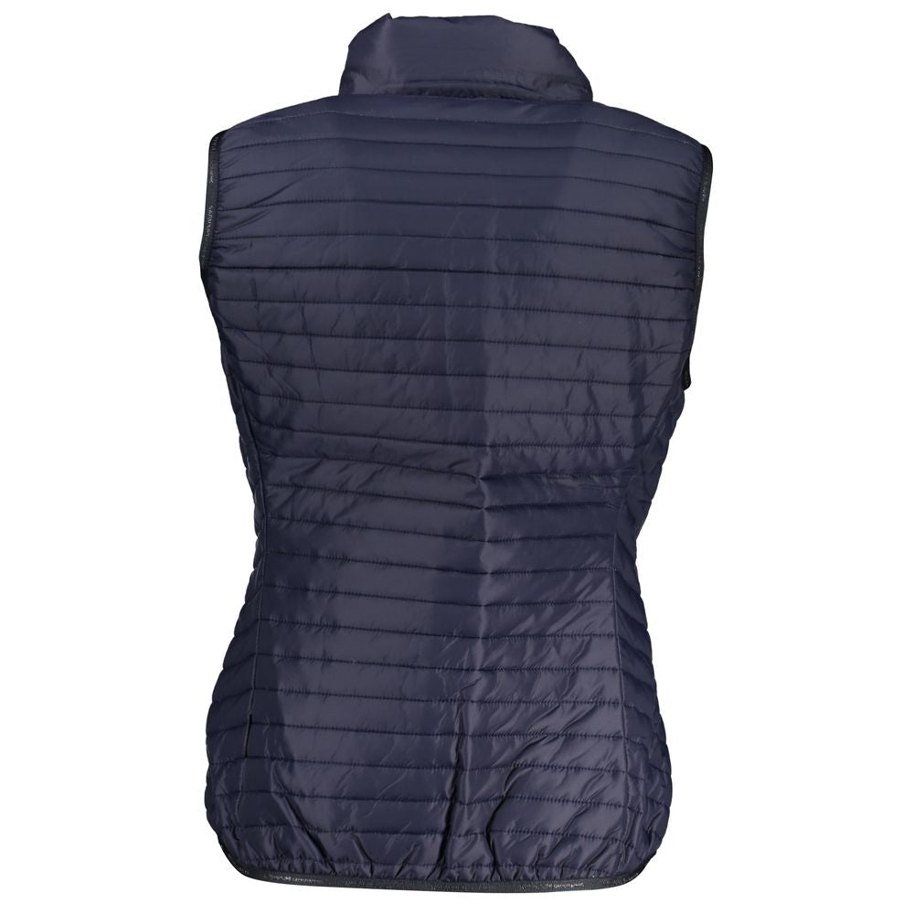 Napapijri Blue Polyester Sleeveless Jacket