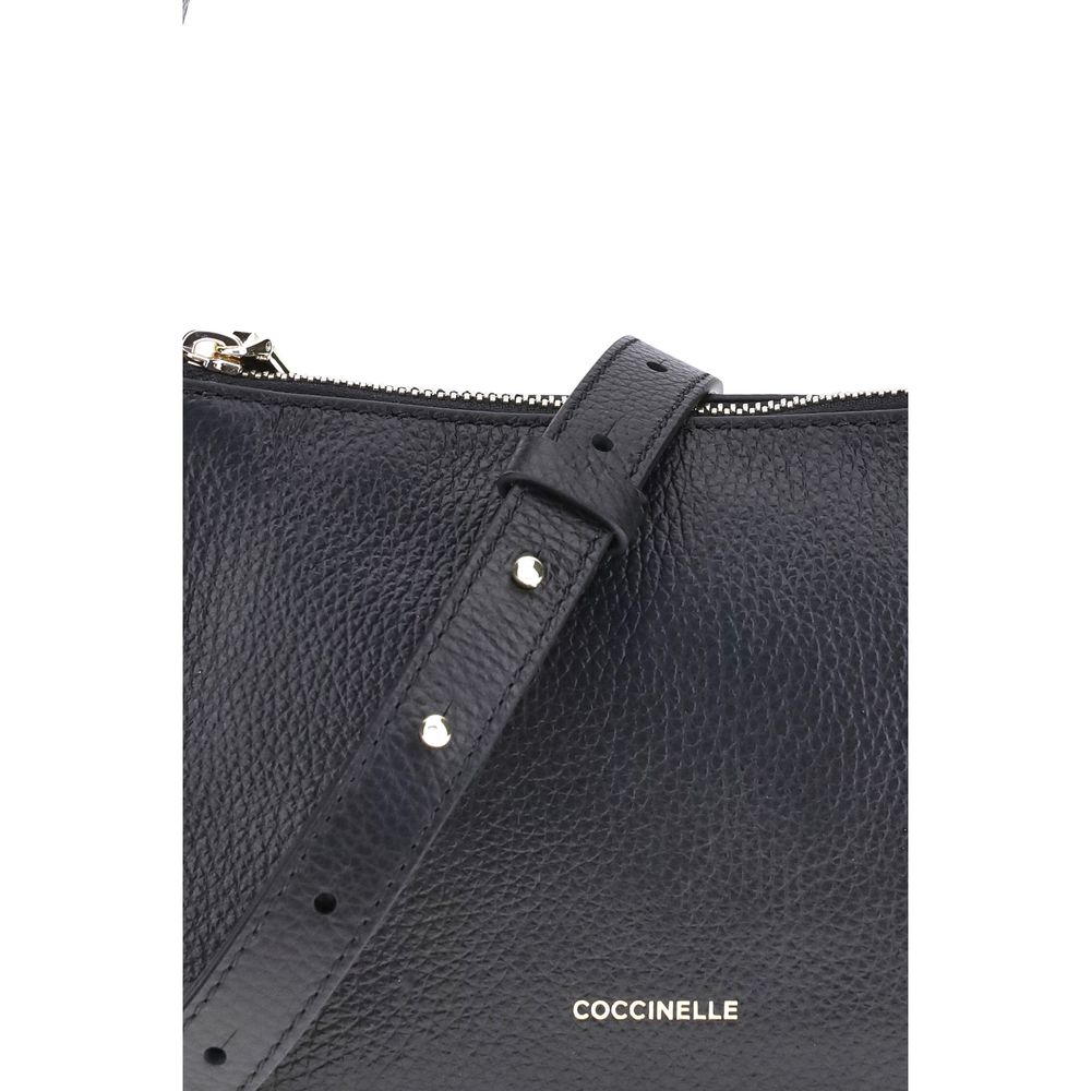 Coccinelle Rebekka Black Leather Shoulder Bag